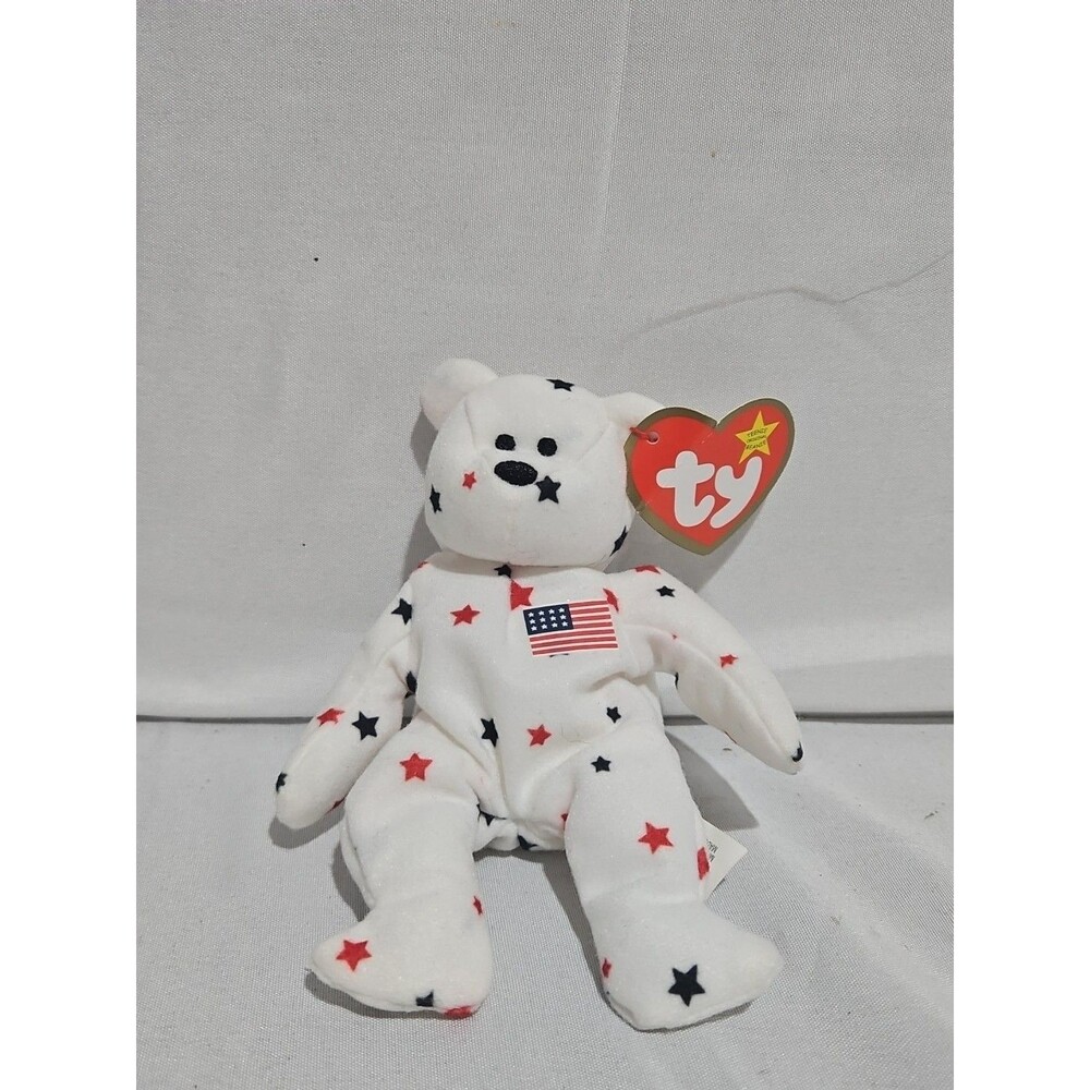TY McDonald's Exclusive Teenie Beanie  GLORY the Bear (1999) (5 inch) - Loose